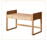 Beech Solid Wood Children's Study Table Eye Protection Lamp