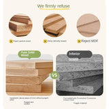 Beech Solid Wood Children's Study Table Eye Protection Lamp