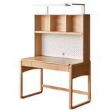 Beech Solid Wood Children's Study Table Eye Protection Lamp