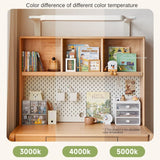 Beech Solid Wood Children's Study Table Eye Protection Lamp