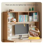 Beech Solid Wood Children's Study Table Eye Protection Lamp