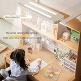 Beech Solid Wood Children's Study Table Eye Protection Lamp