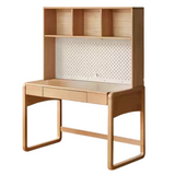 Beech Solid Wood Children's Study Table Eye Protection Lamp