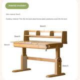 Beech Solid Wood Children's Study Table