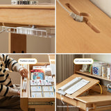 Beech Solid Wood Children's Study Table