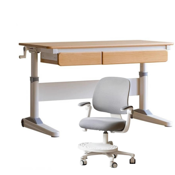 Beech Solid Wood Study Lift Table – WEHOMZ
