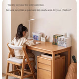 Beech Solid Wood Children's Writing Desk
