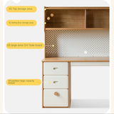 Oak Solid Wood Modern Children's Study Table