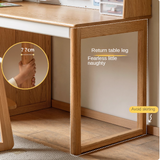 Oak Solid Wood Modern Children's Study Table