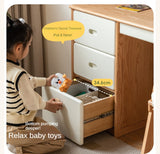 Oak Solid Wood Modern Children's Study Table