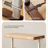 Beech Solid Wood Study Hand Crank Lift Children's Table