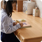 Beech Solid Wood Study Hand Crank Lift Children's Table