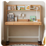 Beech Solid Wood Study Hand Crank Lift Children's Table