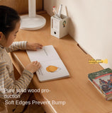Beech Solid Wood Liftable Study Desk