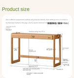 Beech Solid Wood Liftable Study Desk