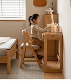 Beech Solid Wood Liftable Study Desk