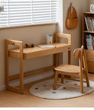 Beech Solid Wood Liftable Study Desk