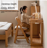 Beech Solid Wood Liftable Study Desk