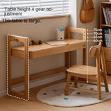 Beech Solid Wood Liftable Study Desk