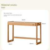 Beech Solid Wood Liftable Study Desk