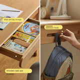 Beech Solid Wood Children's Study Table.