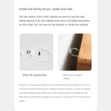 Solid Rubberwood Kids Wardrobe.