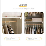 Solid Rubberwood Kids Wardrobe.