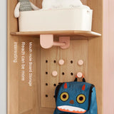 Beech Solid Wood Kids Wardrobe