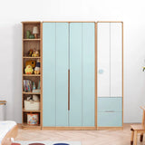 Beech Solid Wood Kids Wardrobe