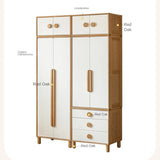 Oak Solid Wood Kids Wardrobe