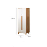 Oak Solid Wood Kids Wardrobe