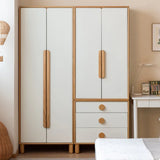 Oak Solid Wood Kids Wardrobe