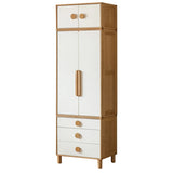 Oak Solid Wood Kids Wardrobe