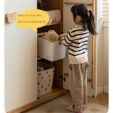 Oak Solid Wood Kids Wardrobe Combination
