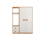 Oak Solid Wood Kids Wardrobe Combination