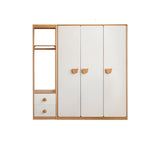Oak Solid Wood Kids Wardrobe Combination