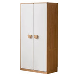 Oak Solid Wood Kids Wardrobe Combination