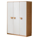Oak Solid Wood Kids Wardrobe Combination