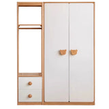 Oak Solid Wood Kids Wardrobe Combination