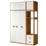 Oak Solid Wood Kids Wardrobe Combination