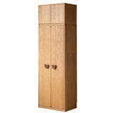 Oak Solid Wood Kids Wardrobe Combination