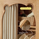 Beech Solid Wood Kids Wardrobe.