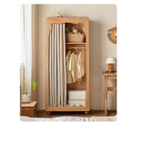Beech Solid Wood Kids Wardrobe.