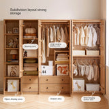 Oak Solid Wood Kids Wardrobe