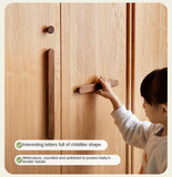 Oak Solid Wood Kids Wardrobe