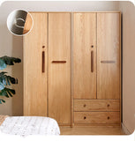 Oak Solid Wood Kids Wardrobe