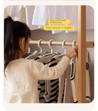 Beech Solid Wood Kids Wardrobe Hanger