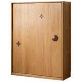 Oak Solid Wood Kids Sliding Door Wardrobe