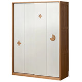 Oak Solid Wood Kids Sliding Door Wardrobe