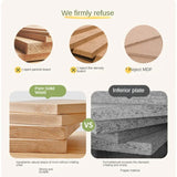 Beech, Rubber Solid Wood Kids Wardrobe